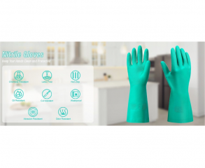 Găng tay Ams Nitrile chống hóa chất - A536 Găng tay Ams Nitrile chống hóa chất - A536