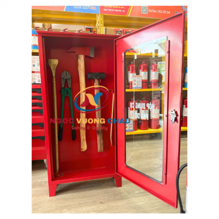 Combo 2: Tủ chữa cháy & Bộ dụng cụ phá dỡ Pccc