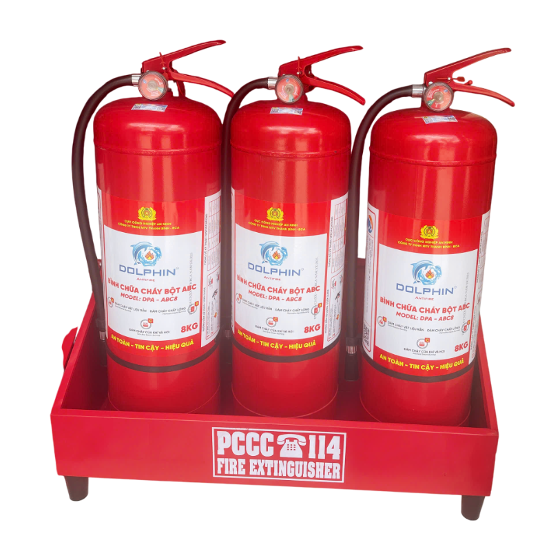 Kệ ba đựng bình chữa cháy